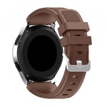 Ficha técnica e caractérísticas do produto Pulseira Relógio Samsung Galaxy Watch 46mm / Gear S3 Classic / Frontier - Marrom - Hkgk