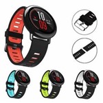 Ficha técnica e caractérísticas do produto Pulseira Relógio Smartwatch Xiaomi Huami Amazfit Pace 22mm - Preta/Vermelha