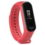 Pulseira Silicone Flexível Novo Xiaomi Mi Band 4 - Vermelho