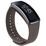 Ficha técnica e caractérísticas do produto Pulseira Smart Watch Samsung Galaxy Gear Fit R3500 Cinza Escuro