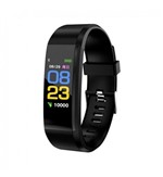 Ficha técnica e caractérísticas do produto Pulseira Smartband ID115 Bluetooth Monitor Batimentos Cardíacos Calorias PRETO - Recallinformatica