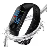 Ficha técnica e caractérísticas do produto Pulseira Smartwatch Inteligente M3 Monitor Fitness - Tomate