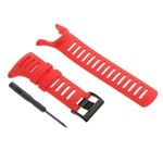 Ficha técnica e caractérísticas do produto Pulseiras De Relógio De Pulso De Borracha Para Suunto Ambit3 Ambit 2 Ambit 1 Preto Vermelho