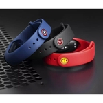 Ficha técnica e caractérísticas do produto Pulseiras Extra Miband Mi Band 3/4 Edição Marvel Vingadores kit com 3