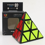 Ficha técnica e caractérísticas do produto Qiyi Magnetic Pyramid Magic Cube Pyraminx velocidade enigma Triângulo Game Cube puzzle brinquedo educativo Teen toys Puzzle Cube