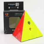 Ficha técnica e caractérísticas do produto Qiyi Magnetic Pyramid Magic Cube Pyraminx velocidade enigma Triângulo Game Cube puzzle brinquedo educativo