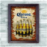 Ficha técnica e caractérísticas do produto Quadro Decorativo Poster Vintage Cerveja Corona