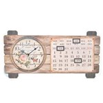 Ficha técnica e caractérísticas do produto Quadro Relógio de Parede com Calendário - La Boutique