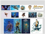 Ficha técnica e caractérísticas do produto Quadro Super Heroi Marvel Namor Vingadores X-men Avengers - Artesanato