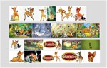 Quadro Veado Bambi Disney Animação Retro Geek Nerd - Artesanato