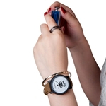 Ficha técnica e caractérísticas do produto FLY Queen / King moda amantes Quartz elegante relógio de pulso Presente do ornamento