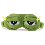 Ficha técnica e caractérísticas do produto Rã verde triste para namorada presente rã triste 3D Eye Mask macia para dormir engraçados Cosplay Brinquedos 2018 nova moda