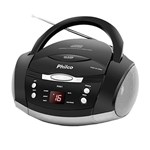 Ficha técnica e caractérísticas do produto Rádio com CD Philco PH61 3 4W MP3 Bivolt