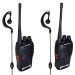 Ficha técnica e caractérísticas do produto Rádio Comunicador Uhf/vhf Walkie-talkie 777 + Fone