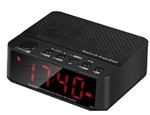 Radio Lelong com Relógio Alarme Led Bluetooth C Atendimento de Chamadas - Le 674 - Preto