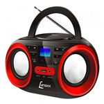 Ficha técnica e caractérísticas do produto Rádio Lenoxx BD129 FM Estéreo CD MP3 USB e Entrada Auxiliar