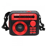 Ficha técnica e caractérísticas do produto Rádio Portátil CNN-R620 Am/Fm/SW Mp3 Usb Cartão Sd Pen Drive Vermelho Livstar