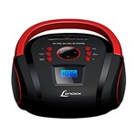 Ficha técnica e caractérísticas do produto Radio Portatil Lenoxx BD110 Boombox Preto e Vermelho