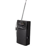 Rádio Portátil Motobras 3 Fxs. Mod. Rm-psmp 31/br AM/FM - Preto