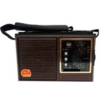 Radio Recarregavel Fm Am Sw com Usb 4 Bandas Maxmi