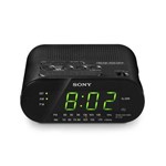 Rádio Relógio Am/fm Despertador Sony Icf-c218 Branco