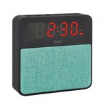 Ficha técnica e caractérísticas do produto Rádio Relógio Bluetooth OEX Clock Speaker Wake CS100 - Preto com Verde