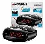 Ficha técnica e caractérísticas do produto Radio Relógio com Alarme, Desperta Mondial Digital Am/Fm