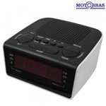 Ficha técnica e caractérísticas do produto Rádio Relógio Digital Alarme Duplo 2 Faixas AM/FM RM-RRD21 - Motobras