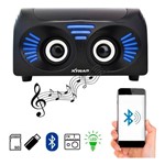 Rádio Relógio Digital Bluetooth Sd Fm Usb Aux 65w Rms Preto - Xtrad