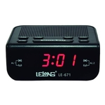 Rádio relógio digital com despertador Lelong 671