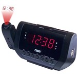 Rádio Relógio Naxa Mod NRC-167 USB Preto