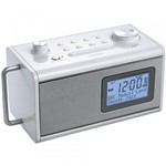 Rádio Relógio Digital Teac R-5 com Am/Fm e Bateria para Até 12 Horas Vermelho