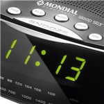 Ficha técnica e caractérísticas do produto Rádio Relógio Mondial Sleep Star RR-01 - 2w, Display Colorido