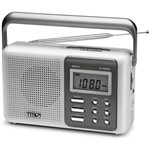 Ficha técnica e caractérísticas do produto Rádio Relógio Portátil com Despertador Display Digital Ac122 Nks