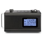 Rádio Relógio Teac R-5 Preto Am/Fm | Ent. Auxiliar | Bateria Recarregável