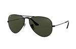 Ficha técnica e caractérísticas do produto Ray-ban Aviador Rb3025l L2823 Preto Metal L Verde Tam 58