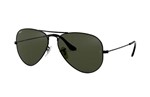 Ficha técnica e caractérísticas do produto RAY-BAN RB3025L L2823 AVIADOR PRETO METAL L VERDE TAM 58