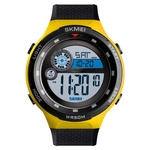Ficha técnica e caractérísticas do produto Gostar Homens Luxo Sport Watch 50M impermeável eletrônico Digital relógio de pulso