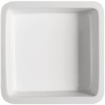 Ficha técnica e caractérísticas do produto Refratário Quadrado com Aba Porcelana 20 Cm - Branco