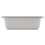 Refratário Quadrado com Aba Porcelana 20 Cm - Branco