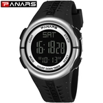 Ficha técnica e caractérísticas do produto Sports Waterproof Alarm Multi Function Luminous Outdoor Men's Electronic Watch