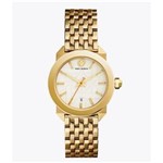 Ficha técnica e caractérísticas do produto Rel?gio Feminino Tory Burch 35mm Modelo TBW8002 - a Prova D` ?gua / Banhado a Ouro