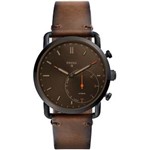 Ficha técnica e caractérísticas do produto Rel?gio Masculino Fossil Modelo FTW1149 - a Prova D`?gua / Pulseira em Couro