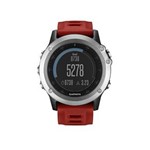 Rel?gio Smartwatch Garmin Garmin F?nix 3 Silver (Vermelho)