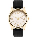 Rel Technos Pulso Dourado Pulseira Silicone Qz Technos 2115mom/8b