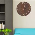 Ficha técnica e caractérísticas do produto RelÃ³gio de Parede Decorativo Premium Corten com NÃºmeros Vazados MÃ©dio - Multicolorido - Dafiti