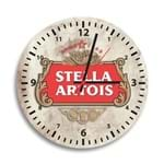 Ficha técnica e caractérísticas do produto RelÃ³gio de Parede Decorativo Stella Artois Ãnico - Multicolorido - Dafiti