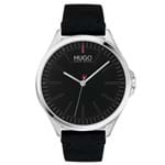 Ficha técnica e caractérísticas do produto RelÃ³gio Hugo Boss Masculino Couro Preto - 1530133 By Vivara - Preto - Masculino - Dafiti