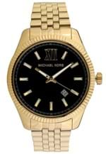 Ficha técnica e caractérísticas do produto RelÃ³gio Michael Kors MK8751/1DN Dourado/Preto - Dourado - Feminino - Dafiti