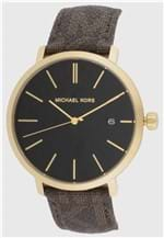 Ficha técnica e caractérísticas do produto RelÃ³gio Michael Kors MK8764/0DN Marrom/Dourado - Marrom - Feminino - Dafiti